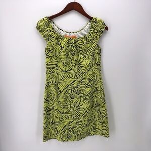 CK Bradley NY Silk Pago Pago Off Shoulder Dress 2